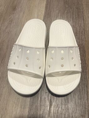 CROCS Women’s White Slide Sandals